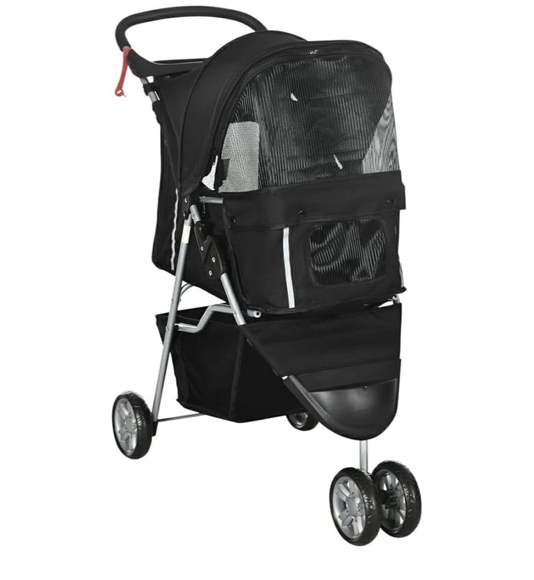 PawHut Pet Travel Stroller – Black