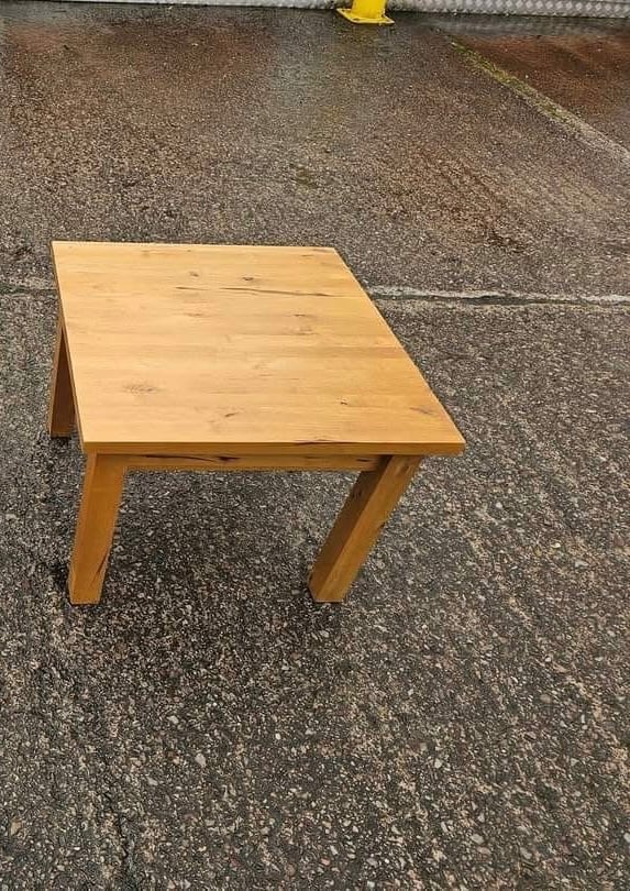 image for Solid pine side table 