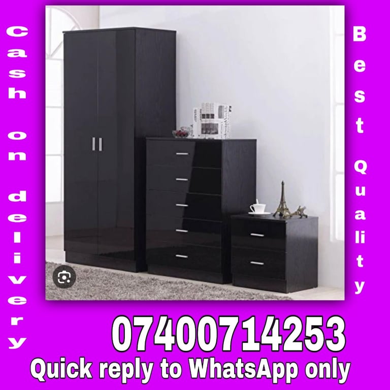 Brand New Two-Door Wardrobes Available – Modern design,