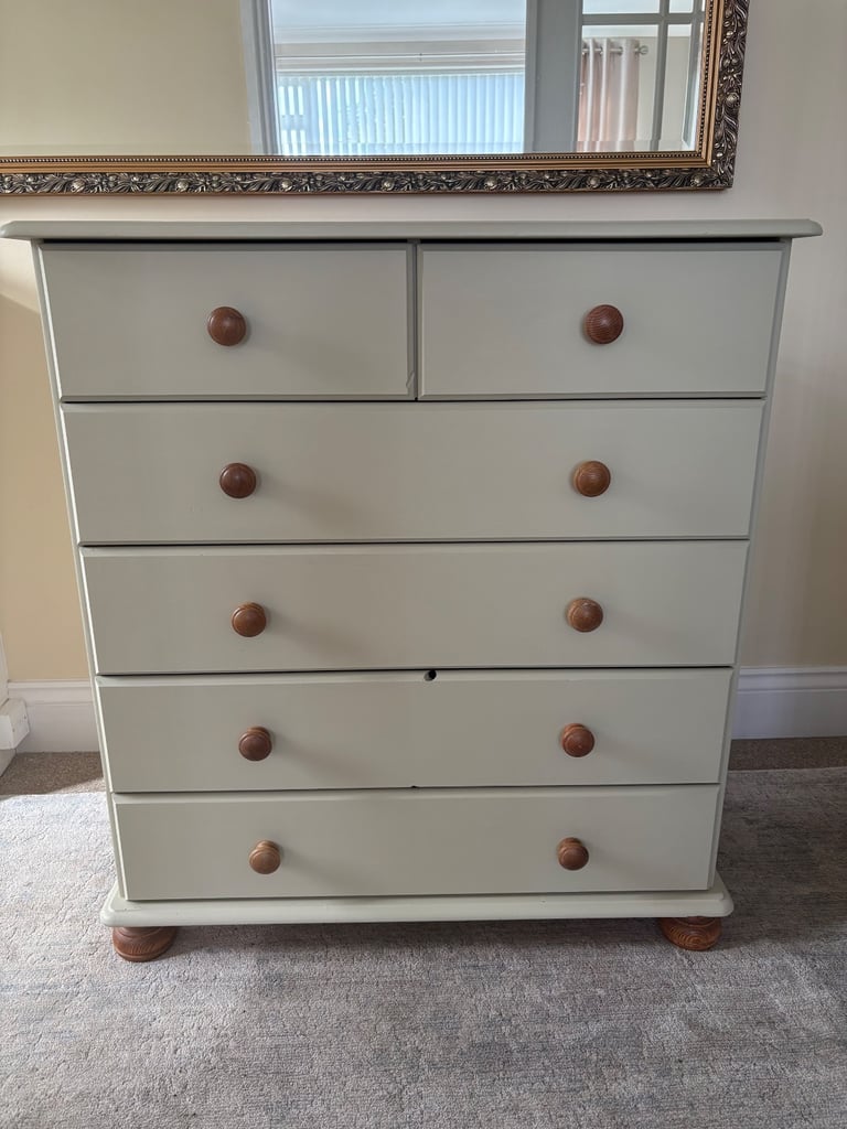 Pine Six Drawer Chest 