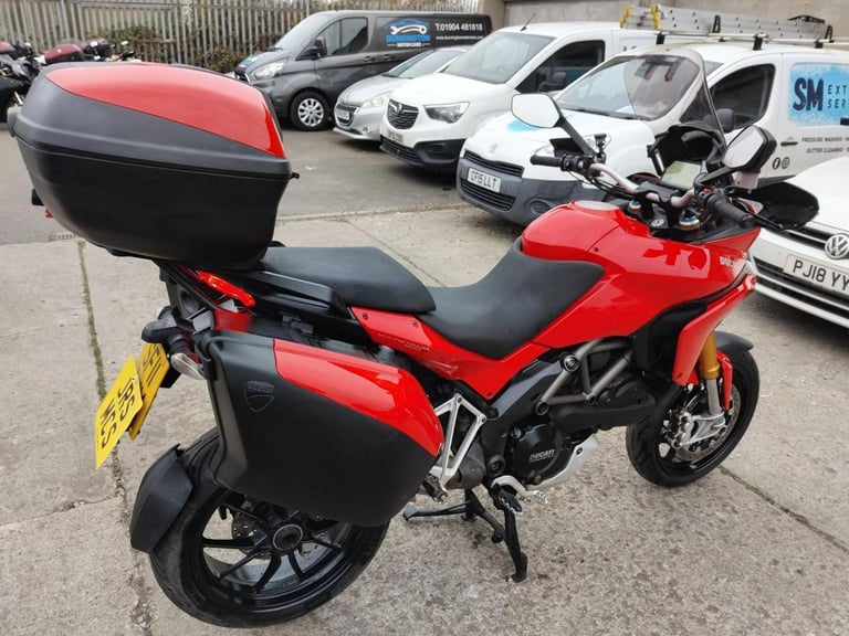 2011 11 DUCATI MULTISTRADA 1200 S TOURING TOURER LUGGAGE PANIERS ADVENTURE