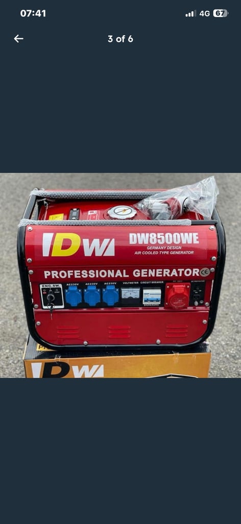 IDW DW8500W Generator 