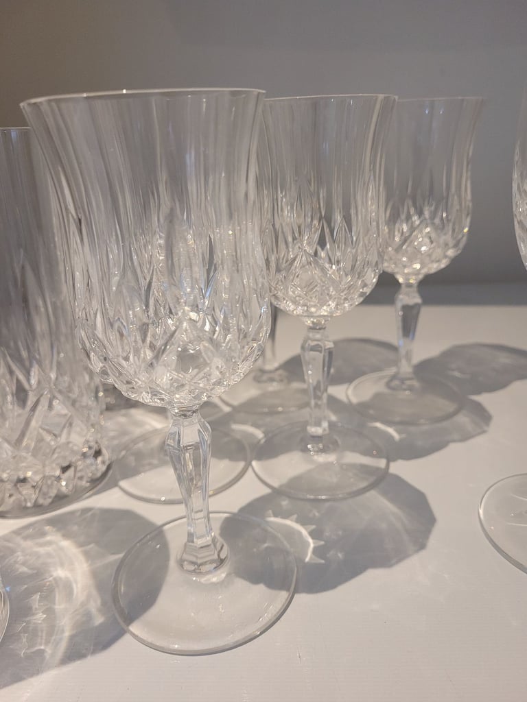 Cut Lead Crystal Glasses