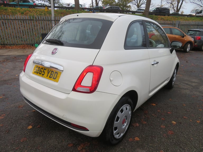 2015 Fiat 500 1.2 Pop 3dr Manual White HATCHBACK Petrol Manual