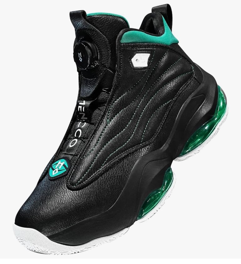 image for Leather basketball shoes UK size 9