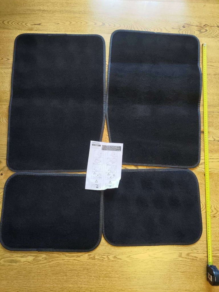 Genuine Nissan Juke Car Auto Mats Floor Liner Black Textmat KE755-1K001S2