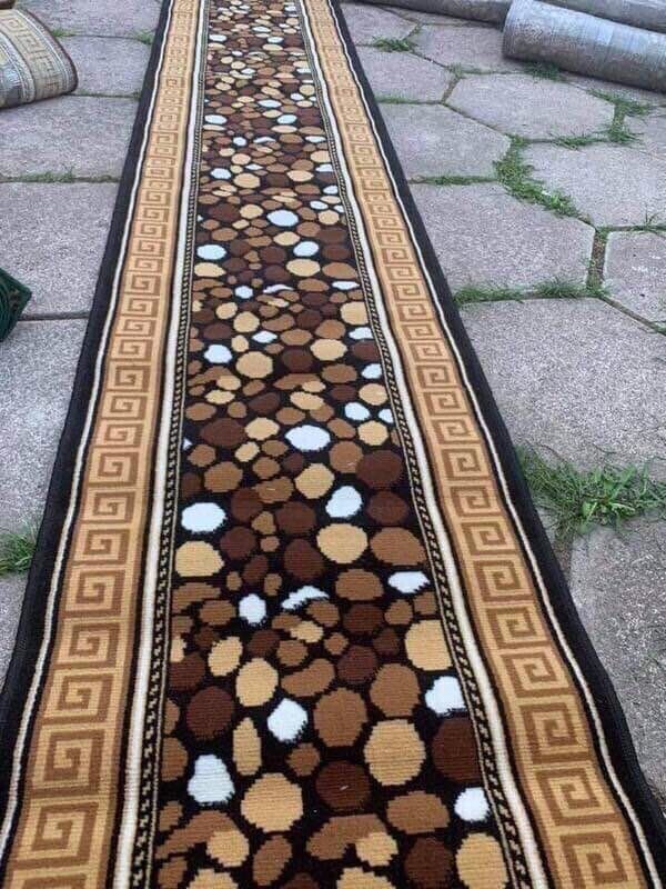 Brand new long runner corridor rugs Black size 320x60cm carpet rug £40 in Leicester