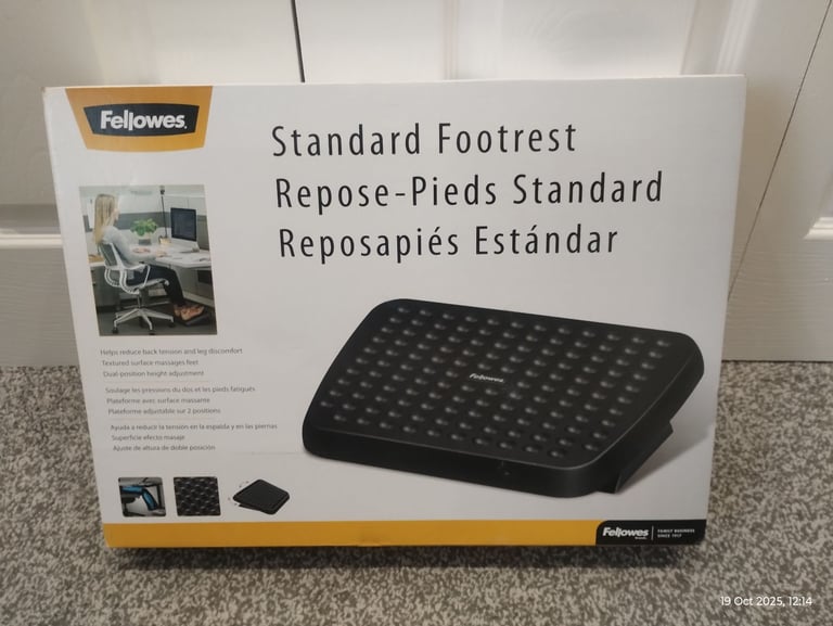 image for Footrest for computer desk - new boxed