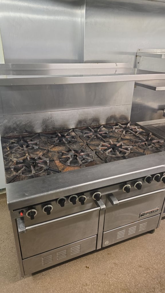 Pizza oven. Fryer. Cooker. Rational oven 