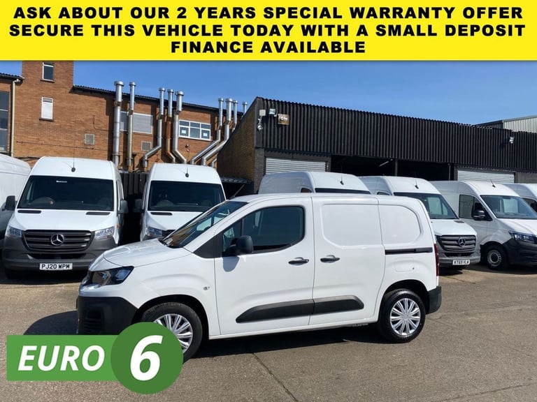 2019 19 PEUGEOT PARTNER 1.6 BLUE HDI PROFESSIONAL L1 SWB 100BHP. AIRCON. SENSORS