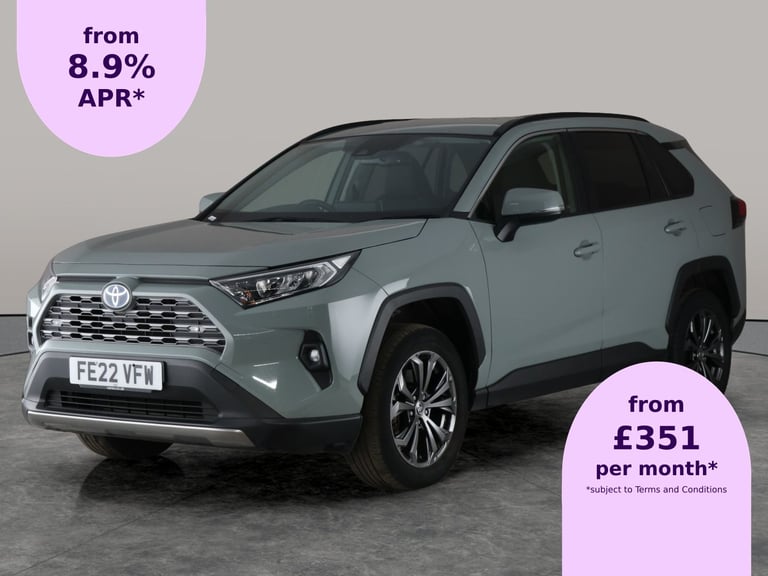 2022 Toyota RAV4 2.5 VVT-i Hybrid Design 5dr CVT 2WD ESTATE PETROL/ELECTRIC Automatic
