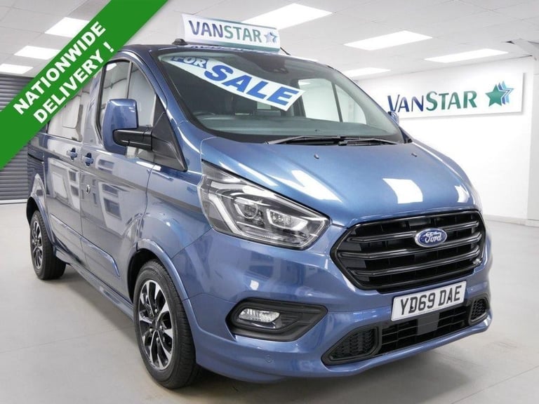 2020 FORD TRANSIT CUSTOM 320 2.0 EBL 185 SWB SPORT AUTO CREW 5 SEAT ( NO VAT )
