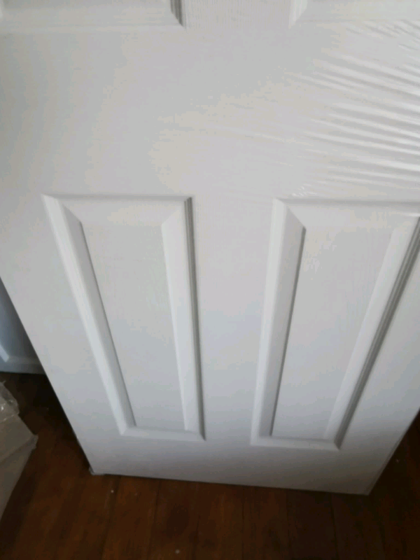 Premdor Internal 6 Panel Textured White Primed Door 2040 x 726 x 40mm