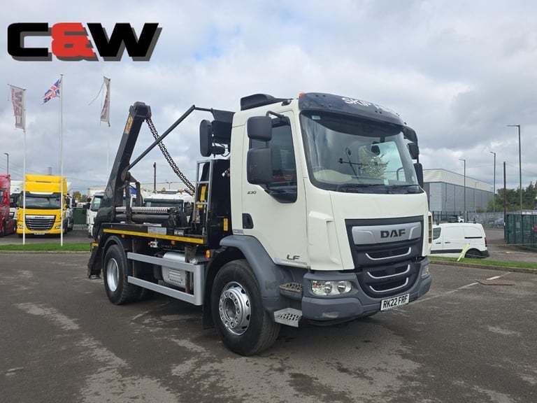 2022 (22) DAF FA LF 230 18T 4x2 Skip Loader - 147,000KMS