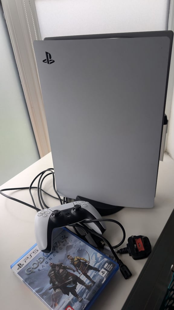 image for PlayStation 5 Disc Edition + Controller + 2 Games