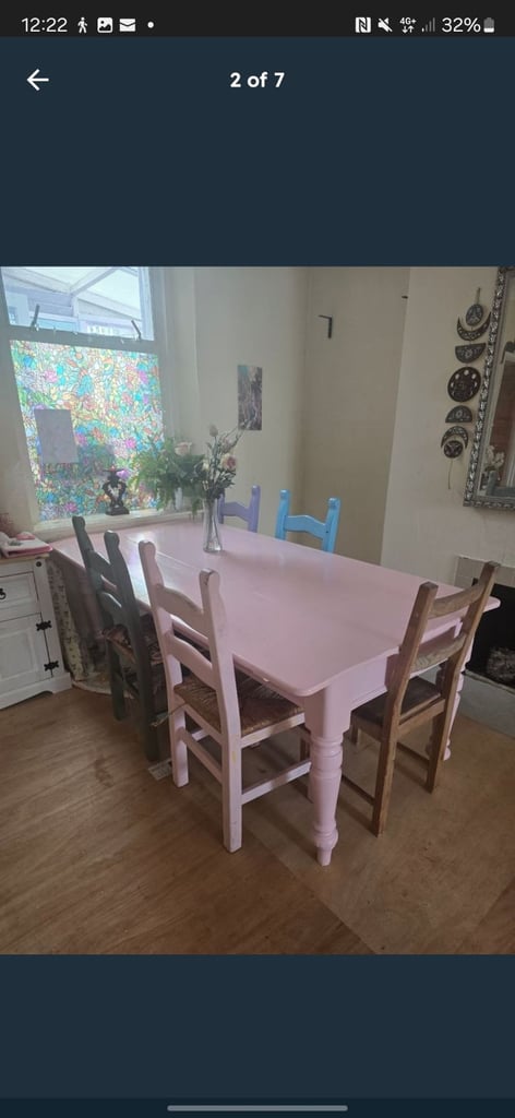 image for Large farmhouse table
