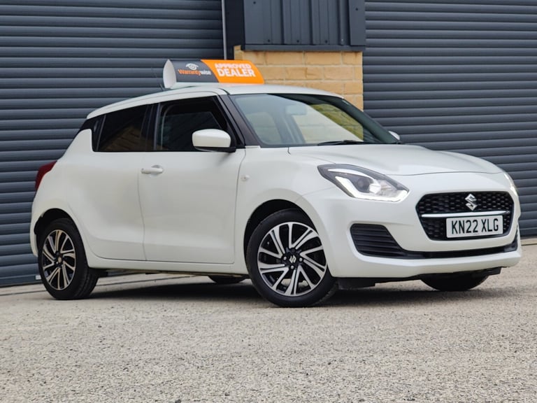 image for SUZUKI SWIFT; 1.2 PETROL HYBRID; 82BHP; SZ-L; 5 DOOR; MANUAL; WHITE; 57.9 MPG;