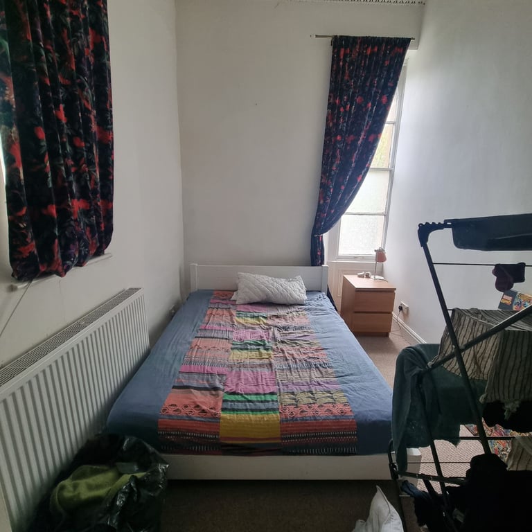 Low king sized loft bed 