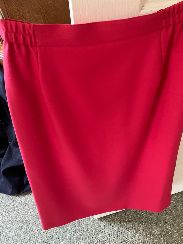 Eastex red suit worn once only