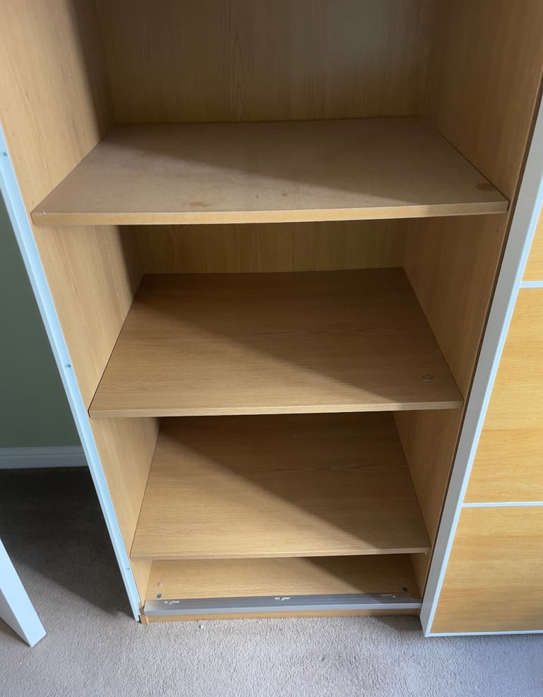 FREE DELIVERY 🥰🚚🥰IKEA PAX BROWN SLIDING MIRROR WARDROBE GREAT CONDITION 