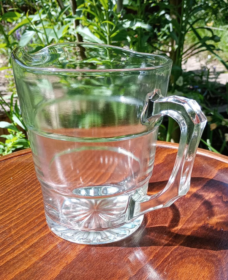 Vintage Pressed Glass Jug