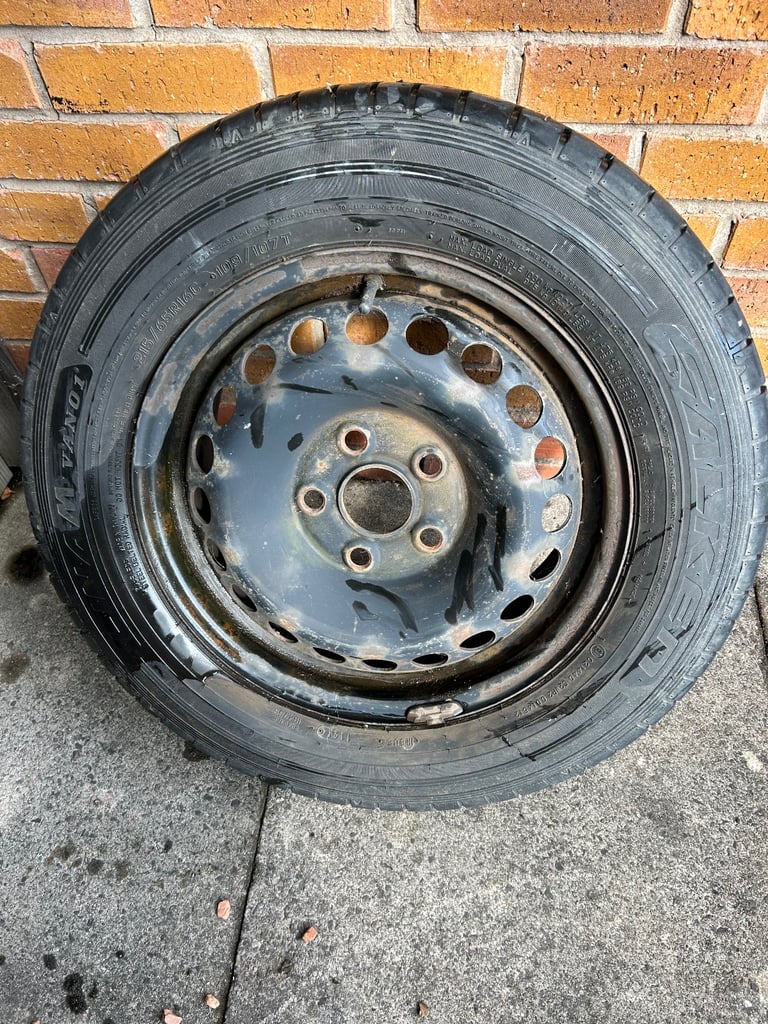 Steel Wheel and Tyre 16 inch