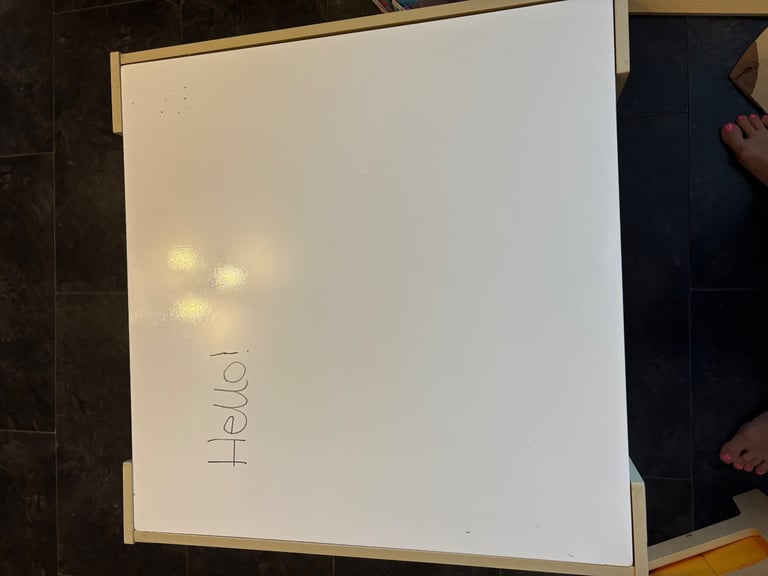 Children’s table and chair with storage