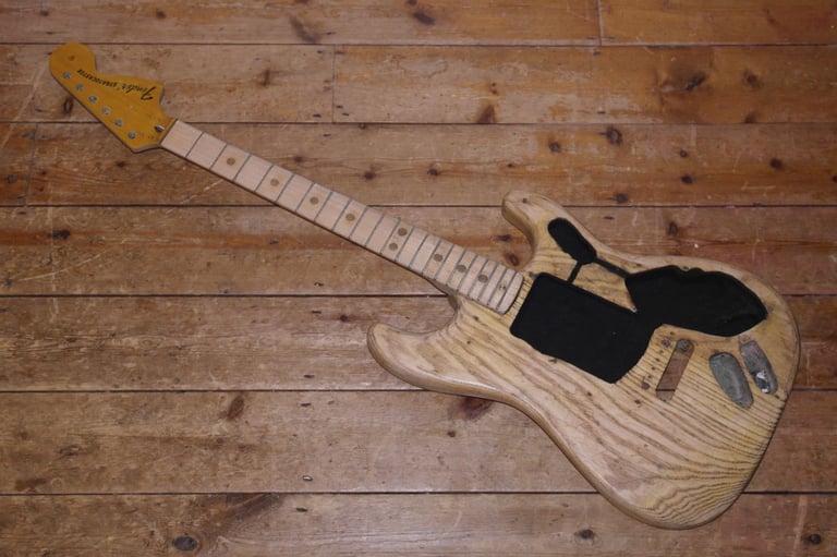 1976 Fender USA Stratocaster project, body and neck heavily modified