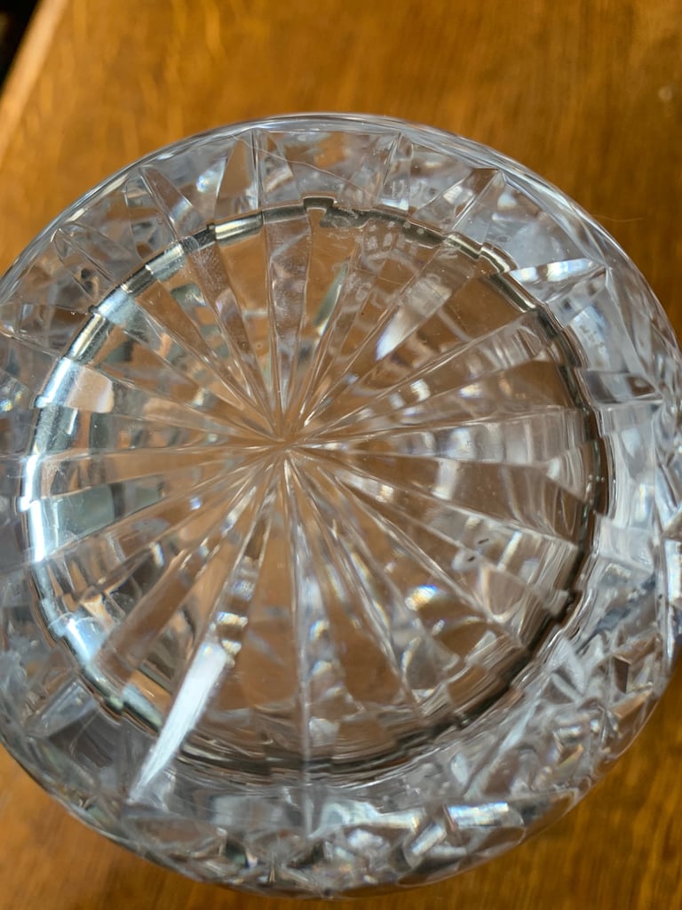 Vintage Royal Doulton Crystal Decanter with Stopper Juno Design