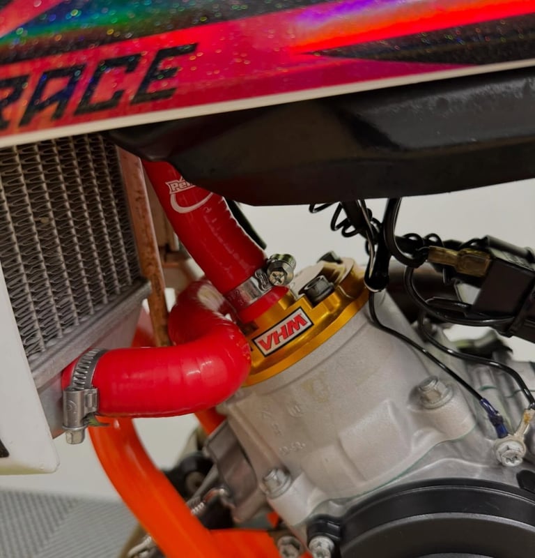 KTM SX 50 2023, HGS exhaust, VHM head