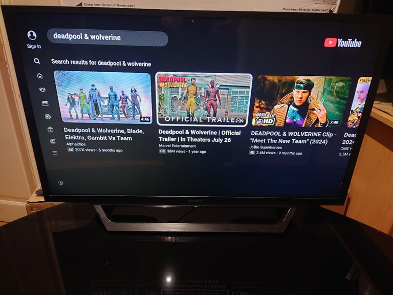 Sony KDL-32WD603HD 32inch Smart Freeview HD tuner, wi-fi TV