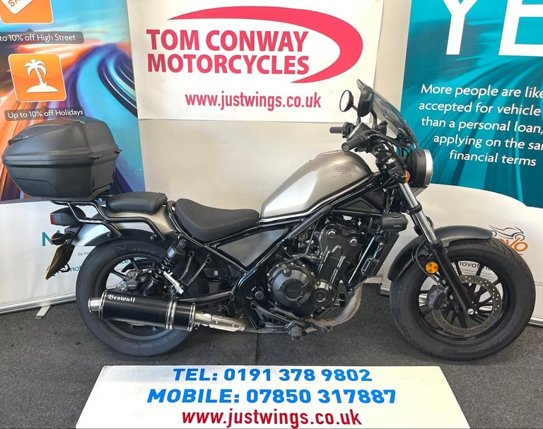 image for HONDA CMX500 REBEL, 2018(18), 1 OWNER, 14,650 MILES, FSH, SUPERB CRUISER, £3795