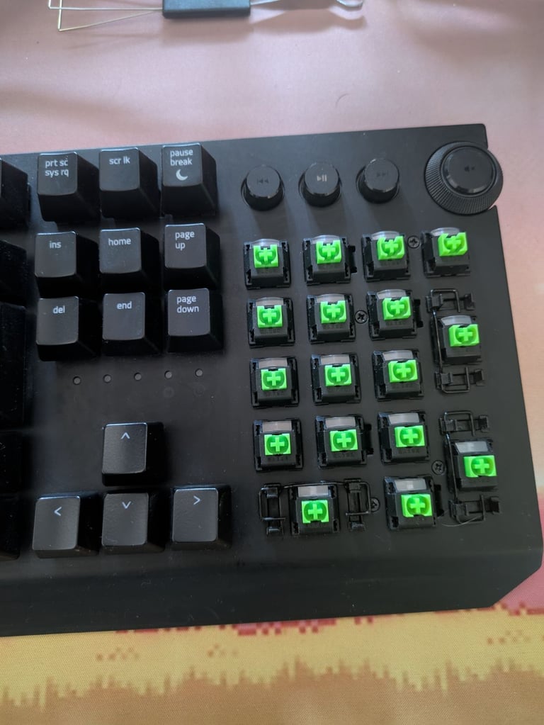 Razer Blackwidow Elite mechanical gaming keyboard