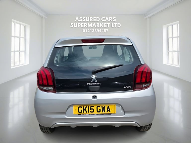 2015 15 PEUGEOT 108 1.0 VTI ACTIVE TOP! 3DR PETROL MANUAL EURO 5 EURO 5 (68 PS)