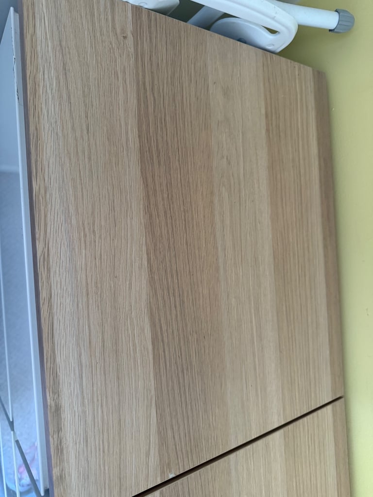 2x White Gloss Tall Drawers – £80