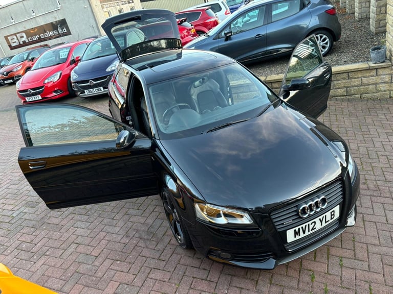  Audi A3 2.0 TFSI Black Edition S Tronic quattro Euro 5 3dr Petrol Automatic