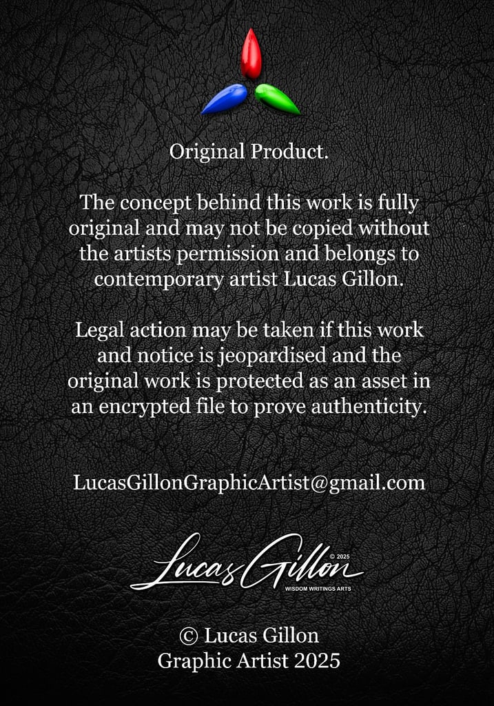 Premium Framed Print “Believe in Yourself” by writer, artist & designer Lucas Gillon