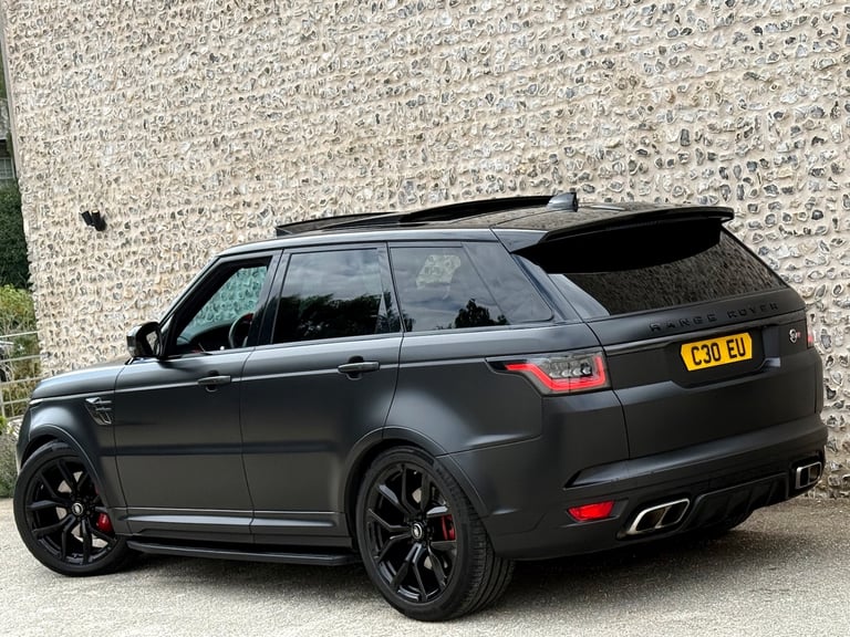 LEFT HAND DRIVE 2018 RANGE ROVER SPORT 5.0 SVR [CARBON] ONLY 12k MILES! | LHD