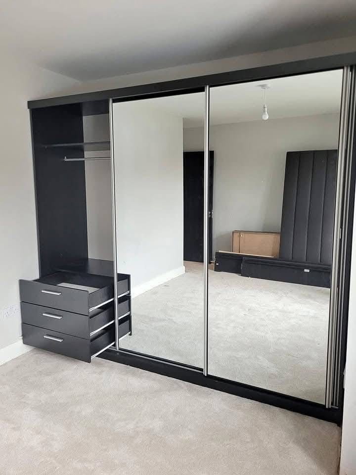 Sliding wardrobes flat pack with free home delivery 