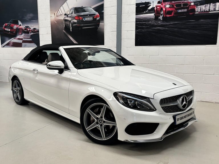 2017 Mercedes-Benz C Class 2.0 C200 AMG Line Cabriolet 2dr Petrol G-Tronic+ Euro 6 (s/s) (184 ps)...