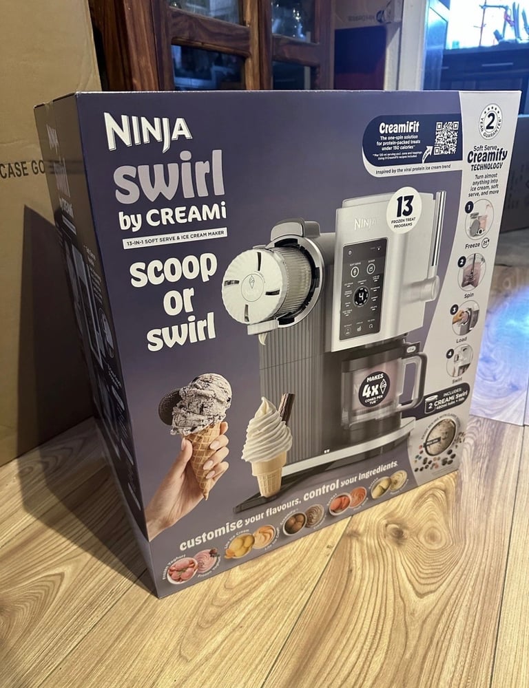 image for Ninja Creami Swirl with 2 extra pints 