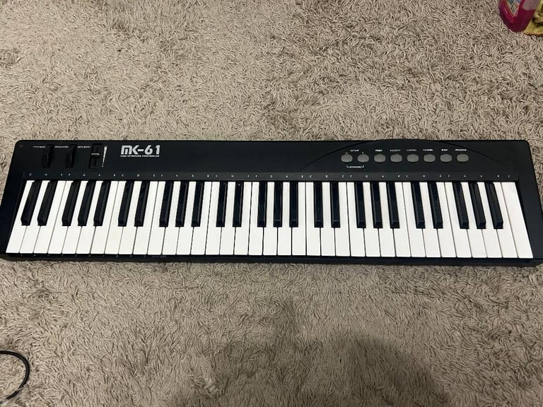 image for MK-61 Midi keyboard controller (untested as needs 15 pin lead)