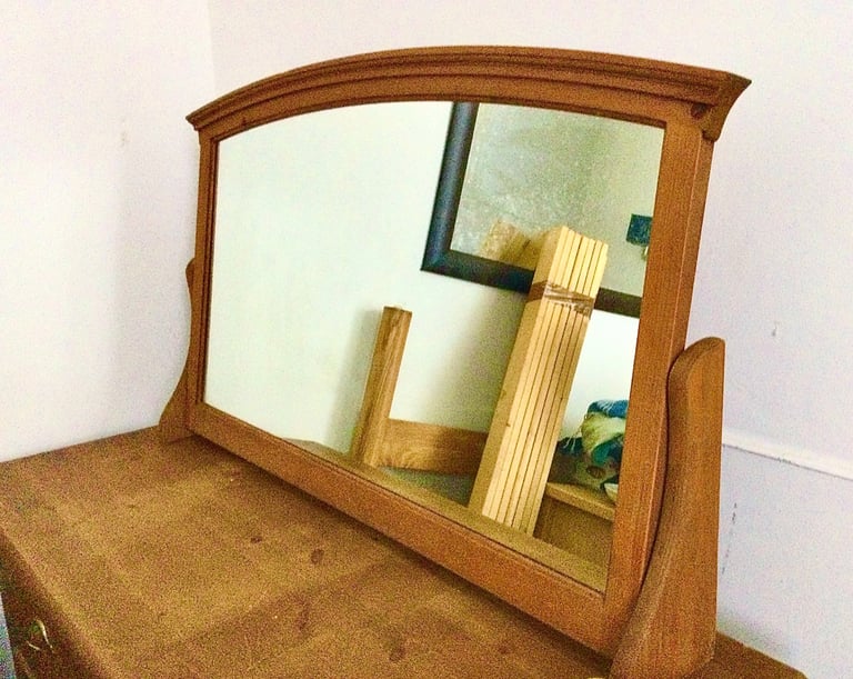 image for M&S chest of Drawers dresser with Mirror- Hand waxed French Pine