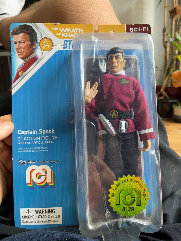 image for Captain Spock ‘Wrath of Khan’ action figure (unopened)