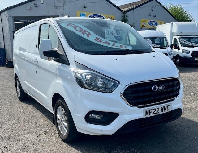 2022 FORD TRANSIT CUSTOM 2.0 EcoBlue 130ps L2H1 Limited Van 2022 White