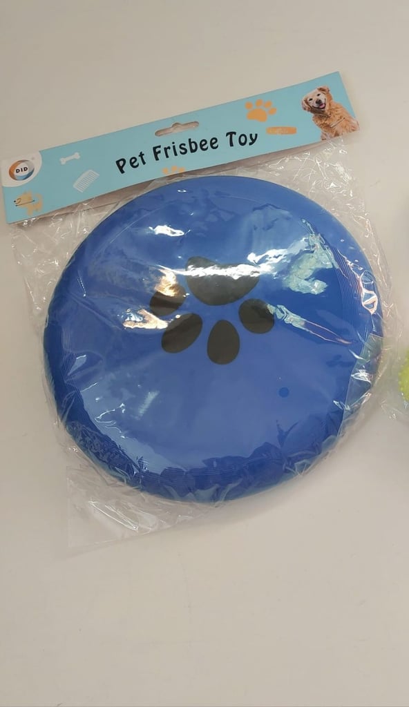 Dog Frisbee, chew / active / chase / walkies toy. Brand New