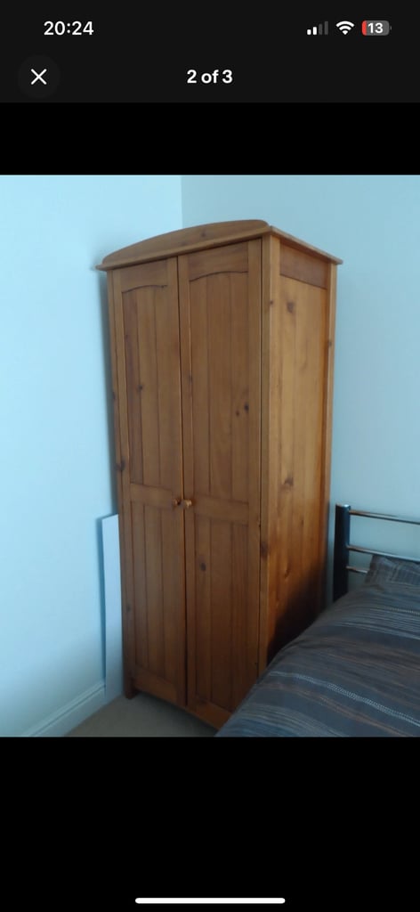Pine wardrobe