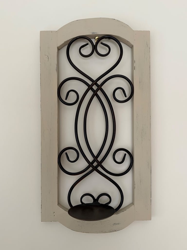 image for Rustic Wall Sconce Candle Holder