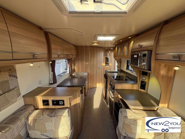2012 Bailey Pegasus Milan 4 Berth 'U' Shaped Lounge Caravan - STOCK S086