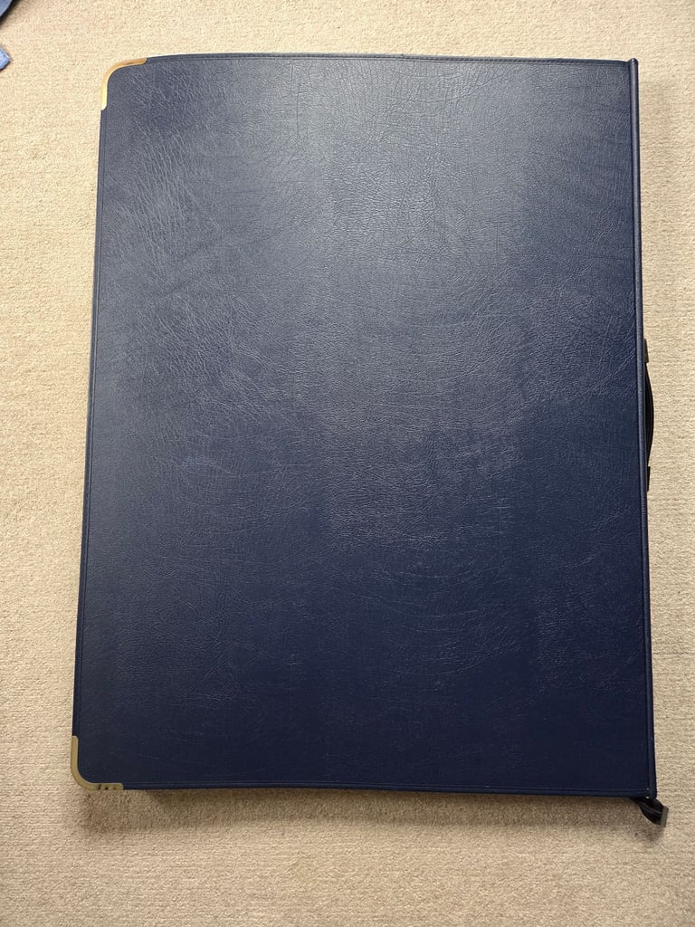 image for A1 Daler Navy portfolio heavy duty art case.